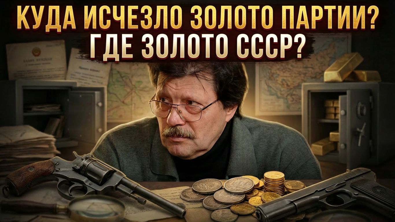 КУДА ИСЧЕЗЛО ЗОЛОТО ПАРТИИ? ГДЕ ЗОЛОТО СССР? | Дмитрий Поляков-Катин смотреть онлайн