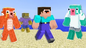 РЫБЫ МУТАНТЫ НАПАЛИ НА НУБА В МАЙНКРАФТ ! НУБИК И ТРОЛЛИНГ ЛОВУШКА В MINECRAFT Дак Плей