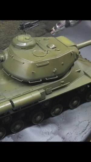 Танк ИС-2 строю модель танка  #моделизм #modeling #model