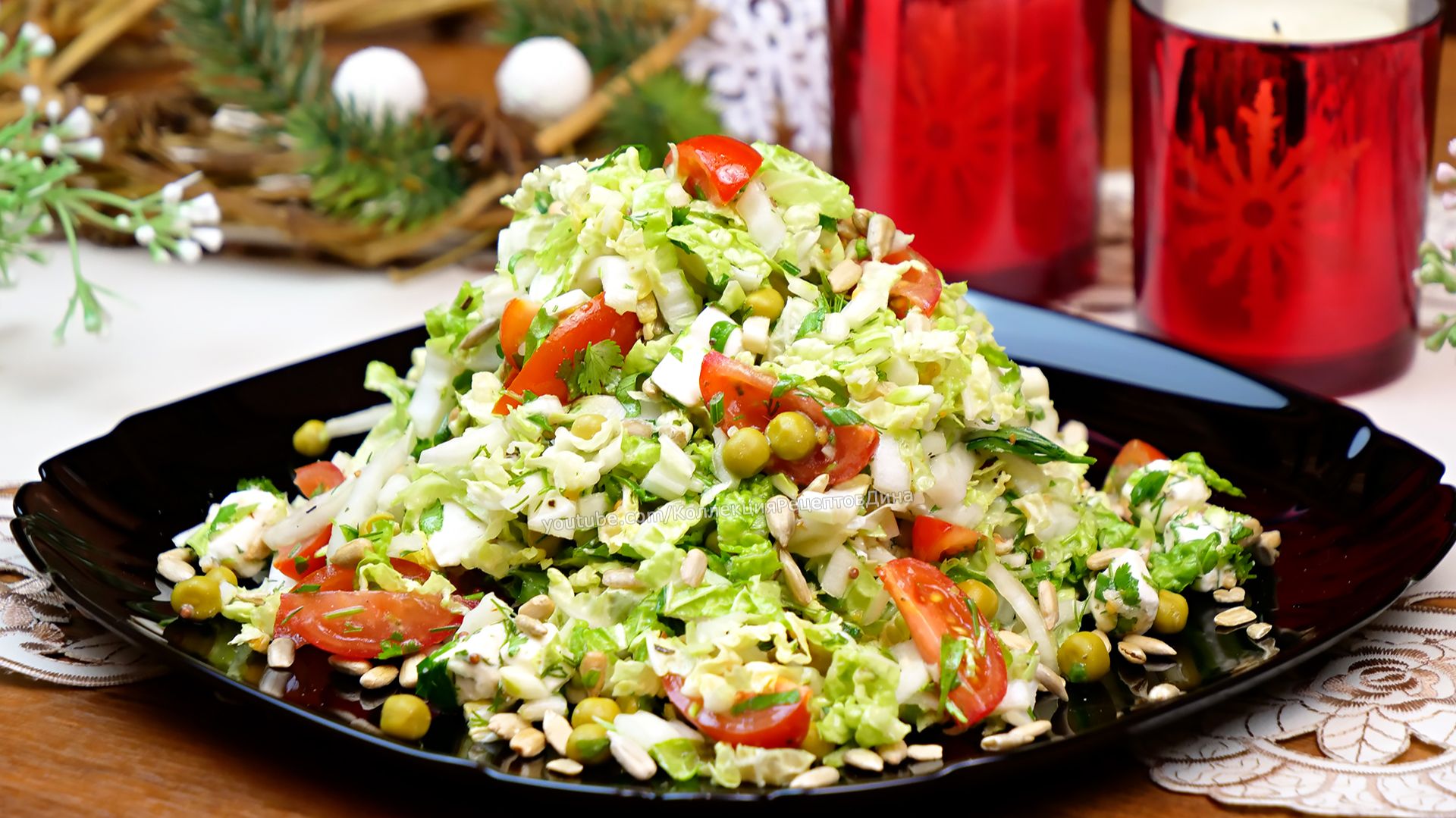 Авторский салат из пекинской капусты "Восторг"! Идеальный рецепт легкого салата без майонеза! смотреть онлайн