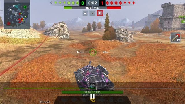 Tanks Blitz. KPABOTRON. XM57. Повезло. Немножк.