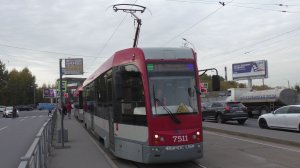 Трамваи серии 71-301 чисто Питерский эксклюзив