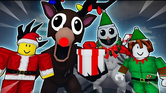 МОНСТРЫ ПОЛУЧАЮТ НОВОГОДНИЕ ПОДАРКИ В ИГРЕ «99 НОЧЕЙ В ЛЕСУ»! Анимация Roblox смотреть онлайн