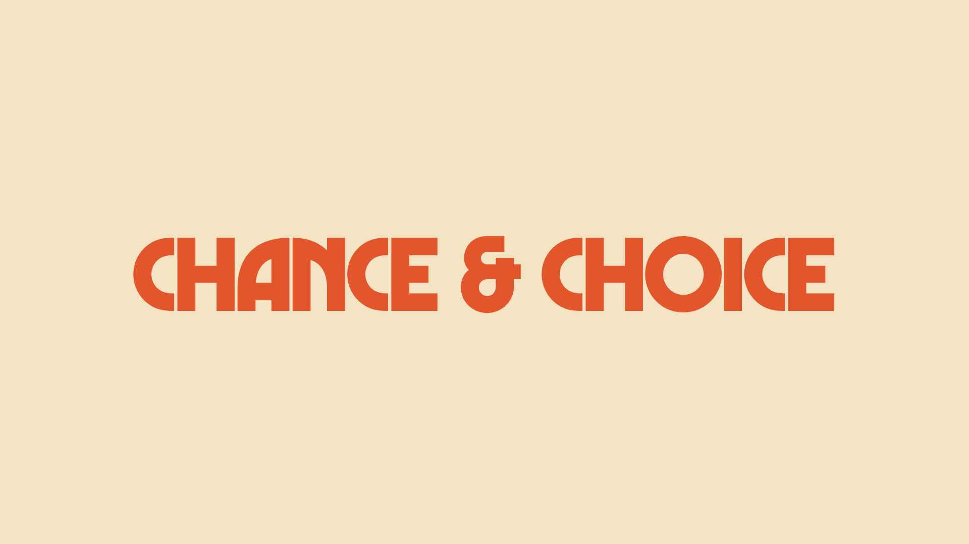 Showreel Chance&choice