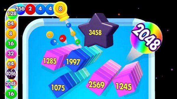 Android Weekly-Bounce Merge 2048 - New Update (Replay, P1)