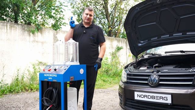 Как заменить охлаждающую жидкость в автомобиле на установке CMT5 NORDBERG инструкция смотреть онлайн