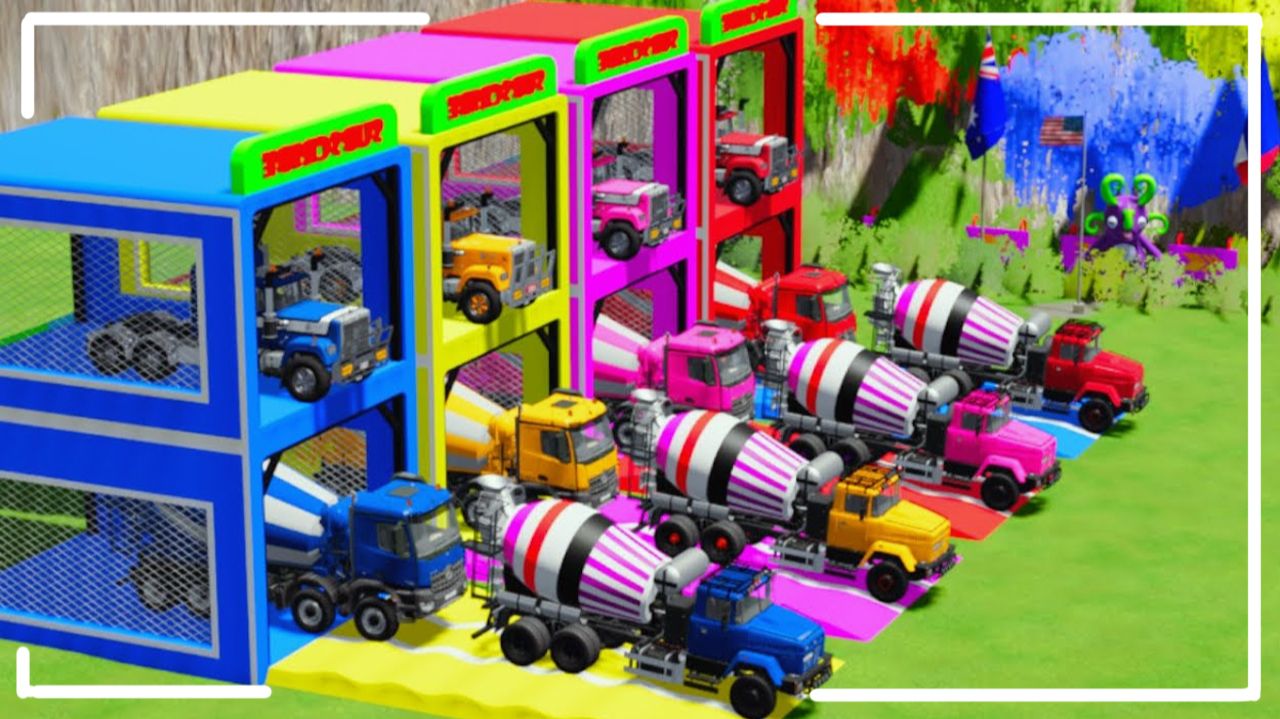 Мультики для детей про машинки. Громкие, яркие грузовики гоняют по трассам. Мультики для малышей смотреть онлайн