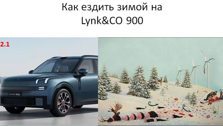 Как ездить зимой на Lynk&CO 900 смотреть онлайн