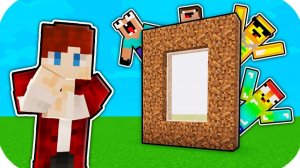 КАК Я СДЕЛАЛ ПОРТАЛ В ДЕРЕВНЮ НУБИКОВ ГРИФЕРОВ В МАЙНКРАФТ