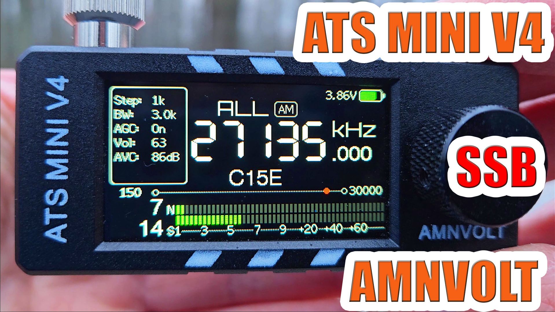 ATS mini V4 AMNVOLT радио тест и обзор смотреть онлайн