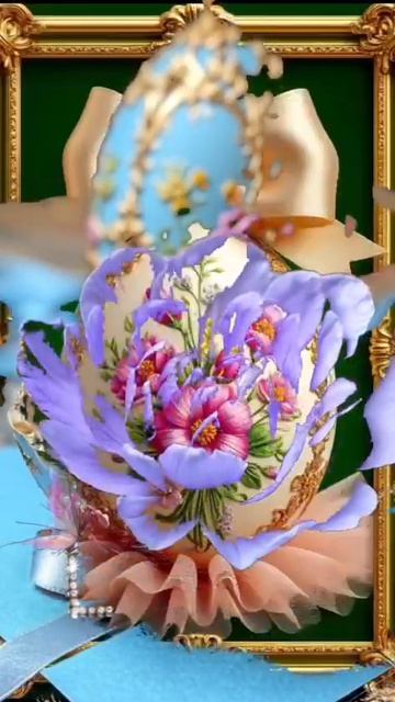 Красивая видео-открытка с пасхой! смотреть онлайн