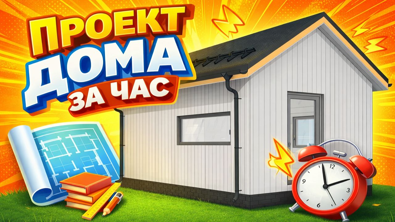 REVIT | Проект каркасного дома по учебному шаблону за ЧАС! смотреть онлайн