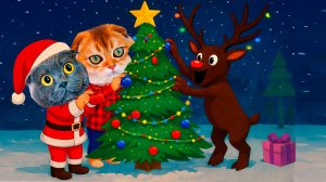 НАРЯЖАЕМ ЕЛКИ В 99 НОЧЕЙ В ЛЕСУ РОБЛОКС ВМЕСТЕ С КОШКОЙ БАТТЕРС