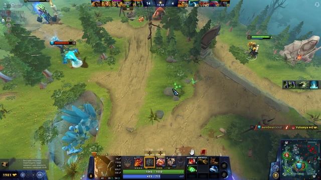 Уничтожение врагов в доте с друзьями!