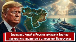Бразилия, Китай и Россия призвали Трампа прекратить пиратство в отношении Венесуэлы