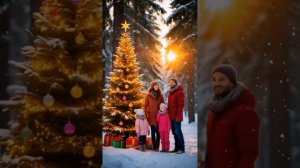 А там – на небе тоже Новый год 🕊️