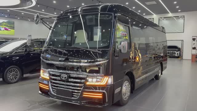 Toyota Coaster VIP Bus 2025 обзор смотреть онлайн