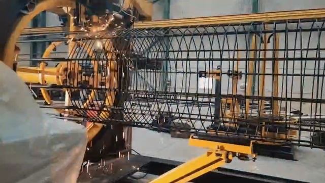 Станок для сварки каркасов буронабивных свай HLZ-1500G TJK Machinery смотреть онлайн