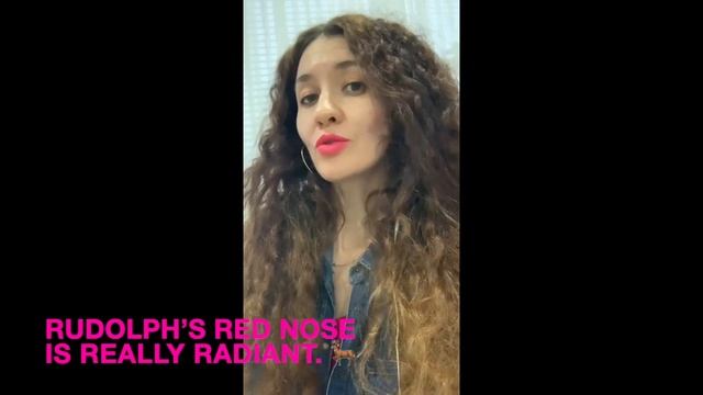 Rudolph's red nose is really radiant | tongue-twister смотреть онлайн