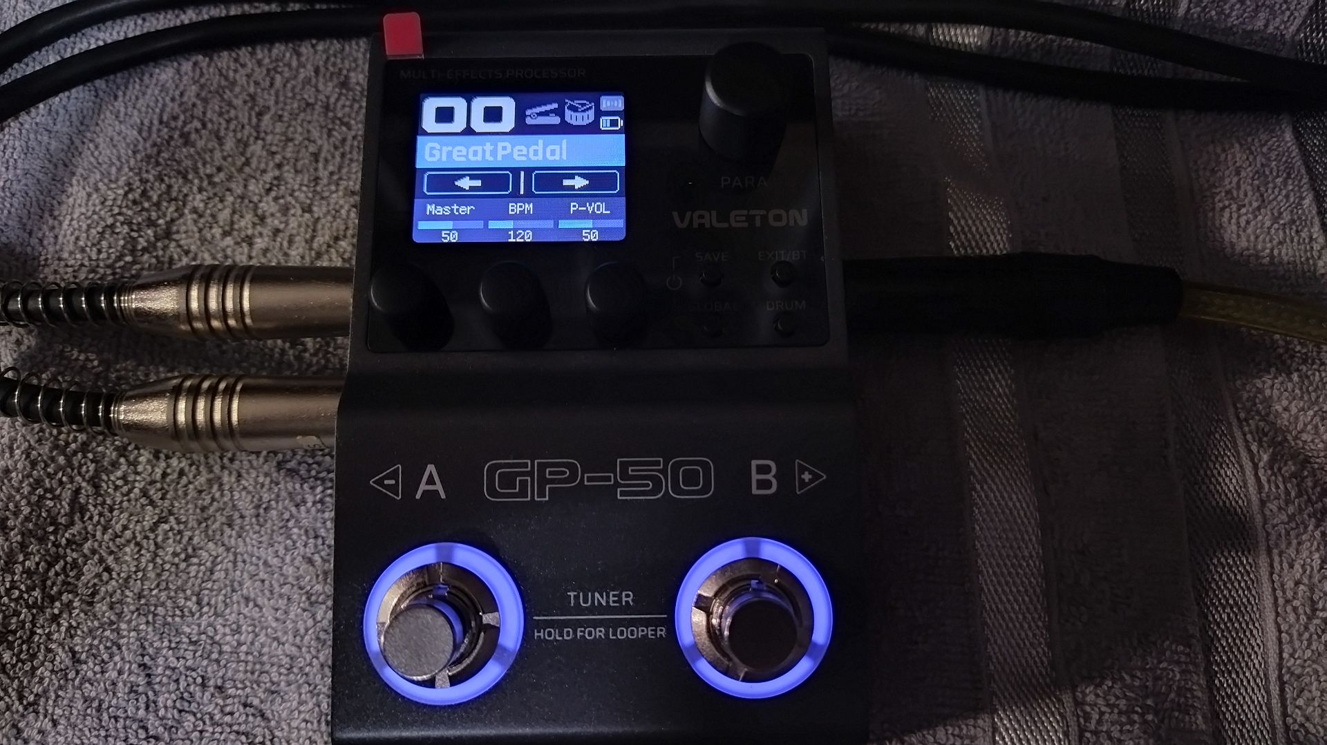 Great Pedal (Valeton GP-50 preset demo) смотреть онлайн