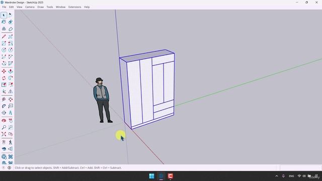 12 - Wardrobe Wood Working Modeling смотреть онлайн