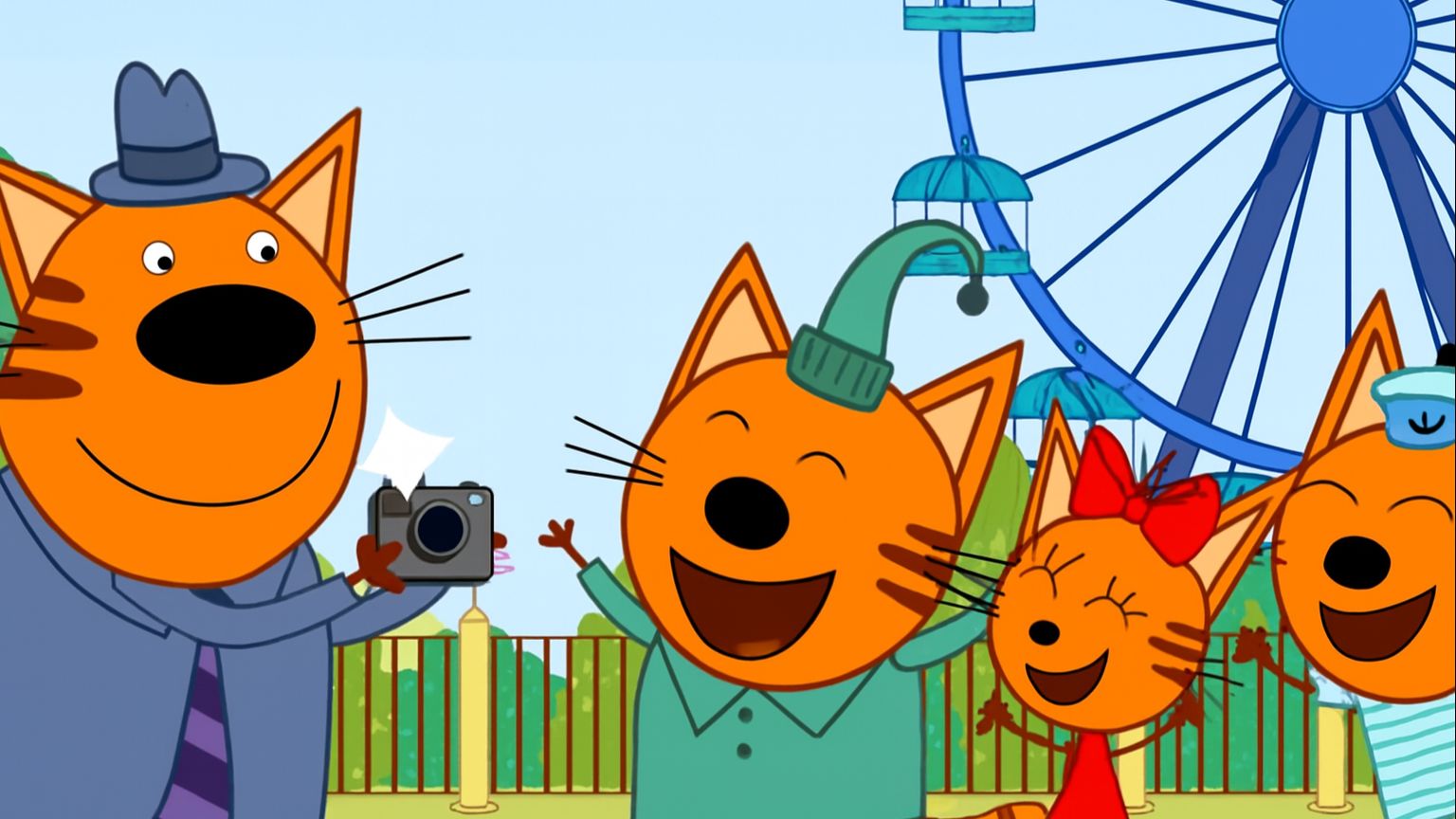 Три Кота — Мультфильм для Детей | Раскраска Три Кота | Три Кота Мультик Смотреть |Развивающая Игра смотреть онлайн