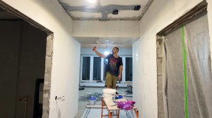 Начало положено! Шпаклюем стены. Чем отделывать стены? Строим дом. Делаем ремонт своими руками.