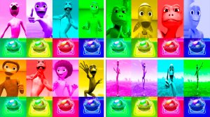 Зелёный Человек Танцует Dame Tu Cosita Music Video Megamix #25-28 в Tiles Hop - NoV