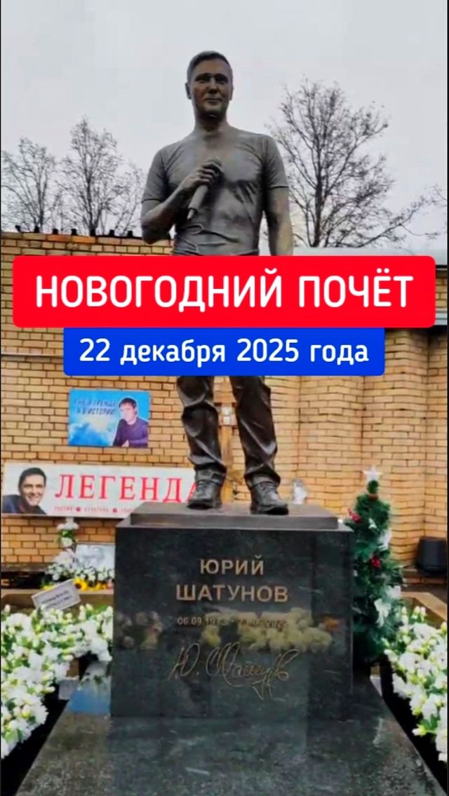 Как украсили могилу Юрия Шатунова в честь Нового года #shorts #шатунов #белыерозы #ласковыймай смотреть онлайн