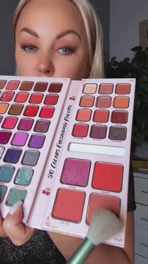 Делаю макияж только палеткой теней