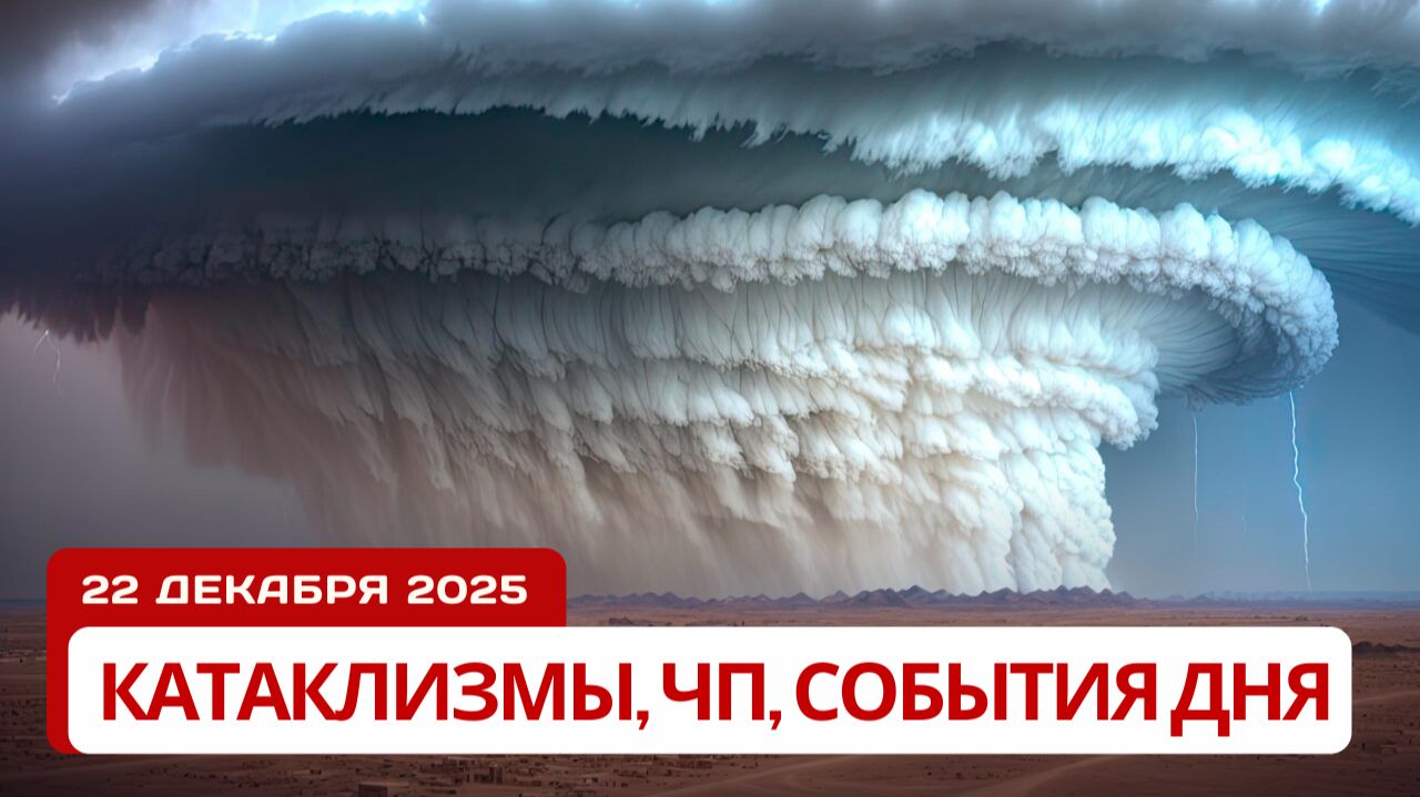 Новости Сегодня 22.12.2025 - Катаклизмы за сегодня, ЧП, События дня | США Китай Россия Индия Европа смотреть онлайн
