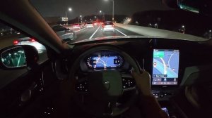 2026 Volvo XC60 B5 Ultra AWD POV night drive