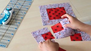 🚀 Тот самый лоскутный блок, который шьется в разы легче и быстрее. Решение для экономии времени.