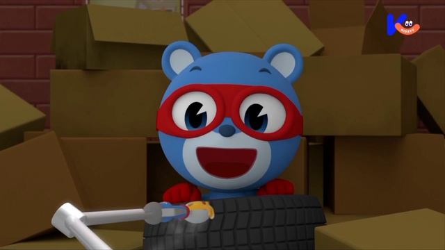 Супер зак превращается в резину (kids TV)