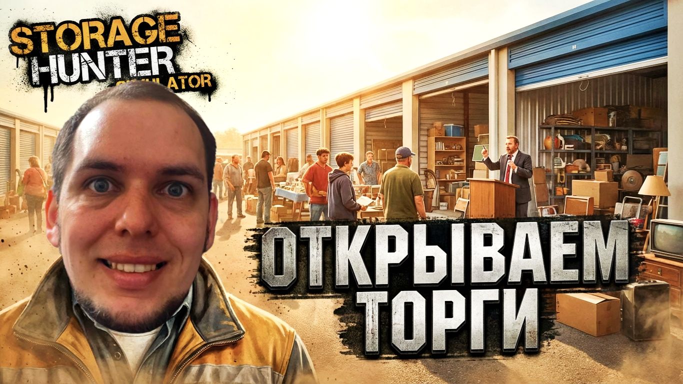 ОТКРЫВАЕМ ТОРГИ НА ГАРАЖАХ!  (Storage Hunter Simulator) #1