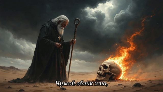 Русская песня о том, как Святой Макарий Великий, Египетский, беседовал с черепом языческого жреца