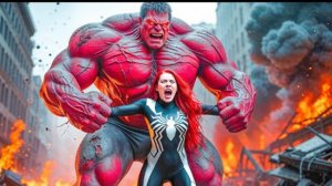 Красный Халк в ярости.