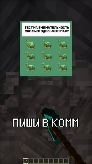 СКОЛЬКО ТЫ ВИДИШЬ ЧЕРЕПАХ?😱 | МАЙНКРАФТ