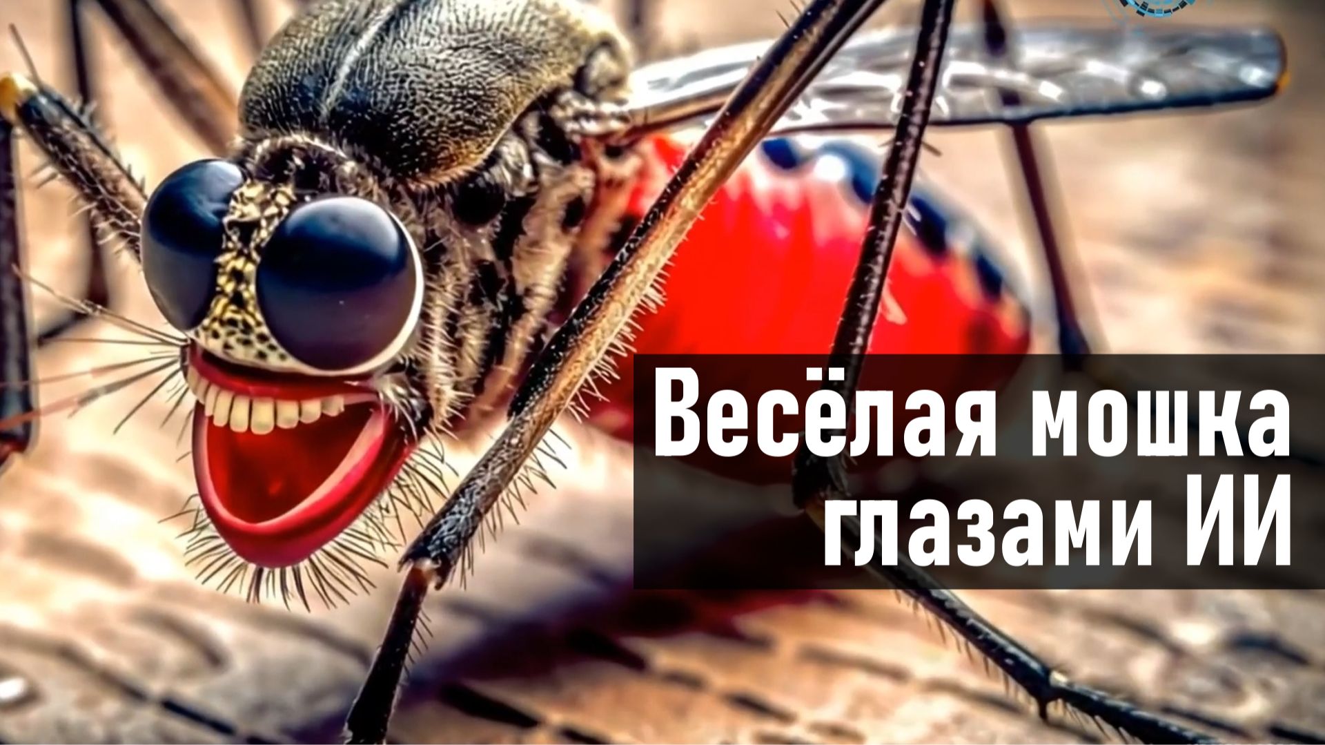 Весёлая мошка с точки зрения ИИ