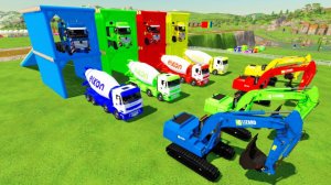 КАТАЕМСЯ НА КРУТЫХ РАЗНОЦВЕТНЫХ МАШИНКАХ И ГРУЗОВИКАХ ИЗ МУЛЬТИКОВ ДЛЯ ДЕТЕЙ 🚜 #3