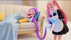 Спасаем волосы Руми, по сюжету Миры. Охотники на демонов