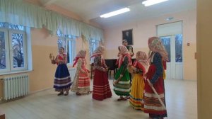 "Заряна" (младшая гр.) Фрагмент святочного обряда