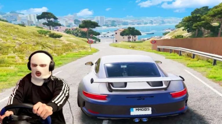 [Монвер] сумасшедшая езда! побег перекупа! BeamNG.drive! смотреть онлайн