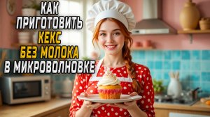 Как приготовить кекс в микроволновке без молока