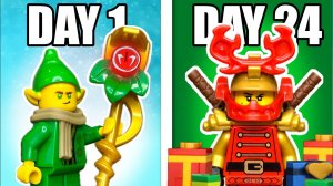 24 ДНЯ рождественских сборок LEGO Ninjago (2025)