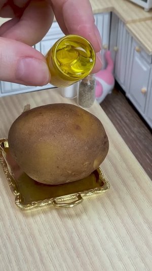 Мини крошка картошка! 🥔 Потрясающе вкусная картошечка 😋 Мини Кухня