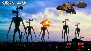 📢 СИРЕНОГОЛОВЫЙ 📢 - В РЕАЛЬНОЙ ЖИЗНИ. SIREN HEAD - АТАКУЕТ.