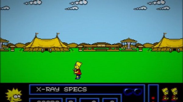 The Simpsons: Bart vs. the Space Mutants (1991) [Sega Mega Drive] [4K]