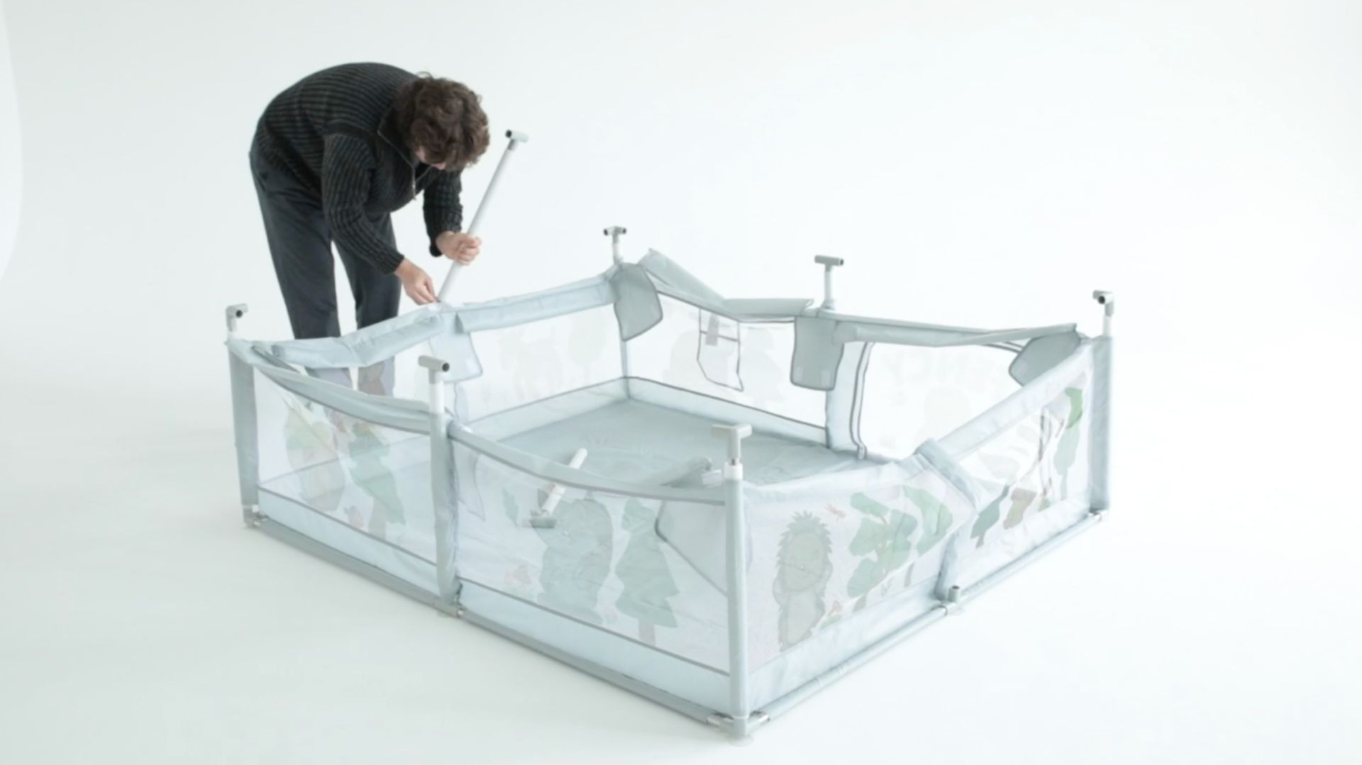 Сборка манежа Fency / Babycare Воркшоп