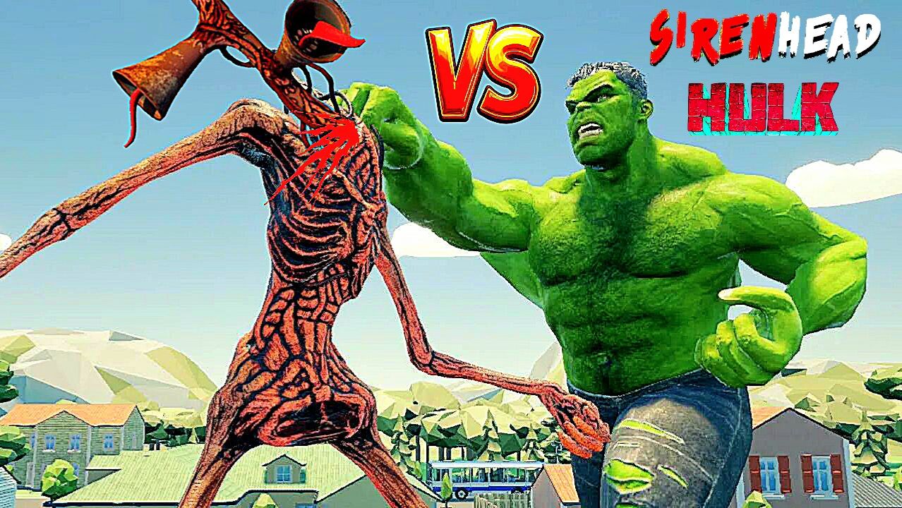 📢 СИРЕНОГОЛОВЫЙ 📢 - против ХАЛКА. SIREN HEAD vs HULK. смотреть онлайн